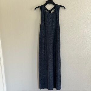 Maeve by Anthropologie Navy Sleeveless Maxi Dress